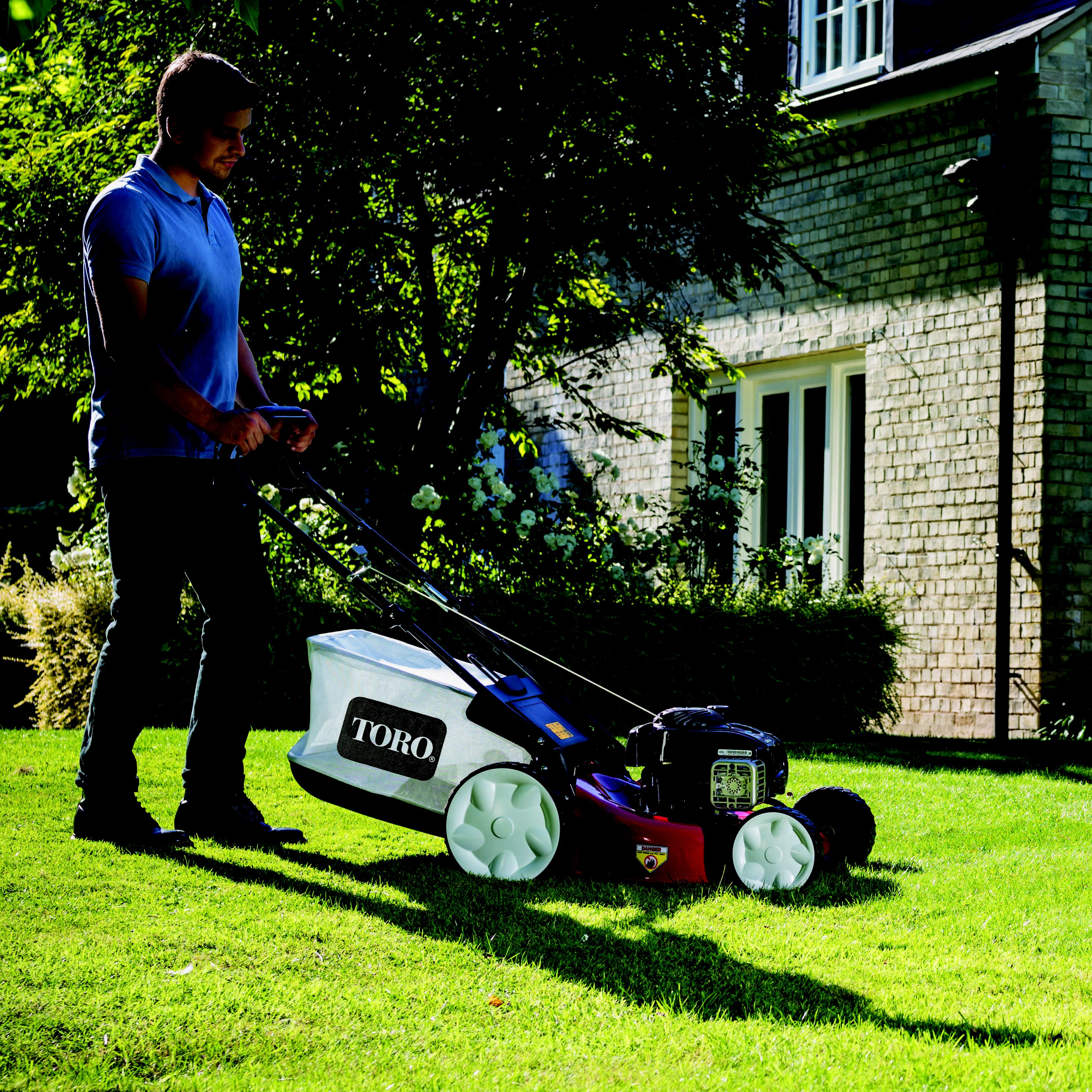 Petrol lawnmowers at online b&q