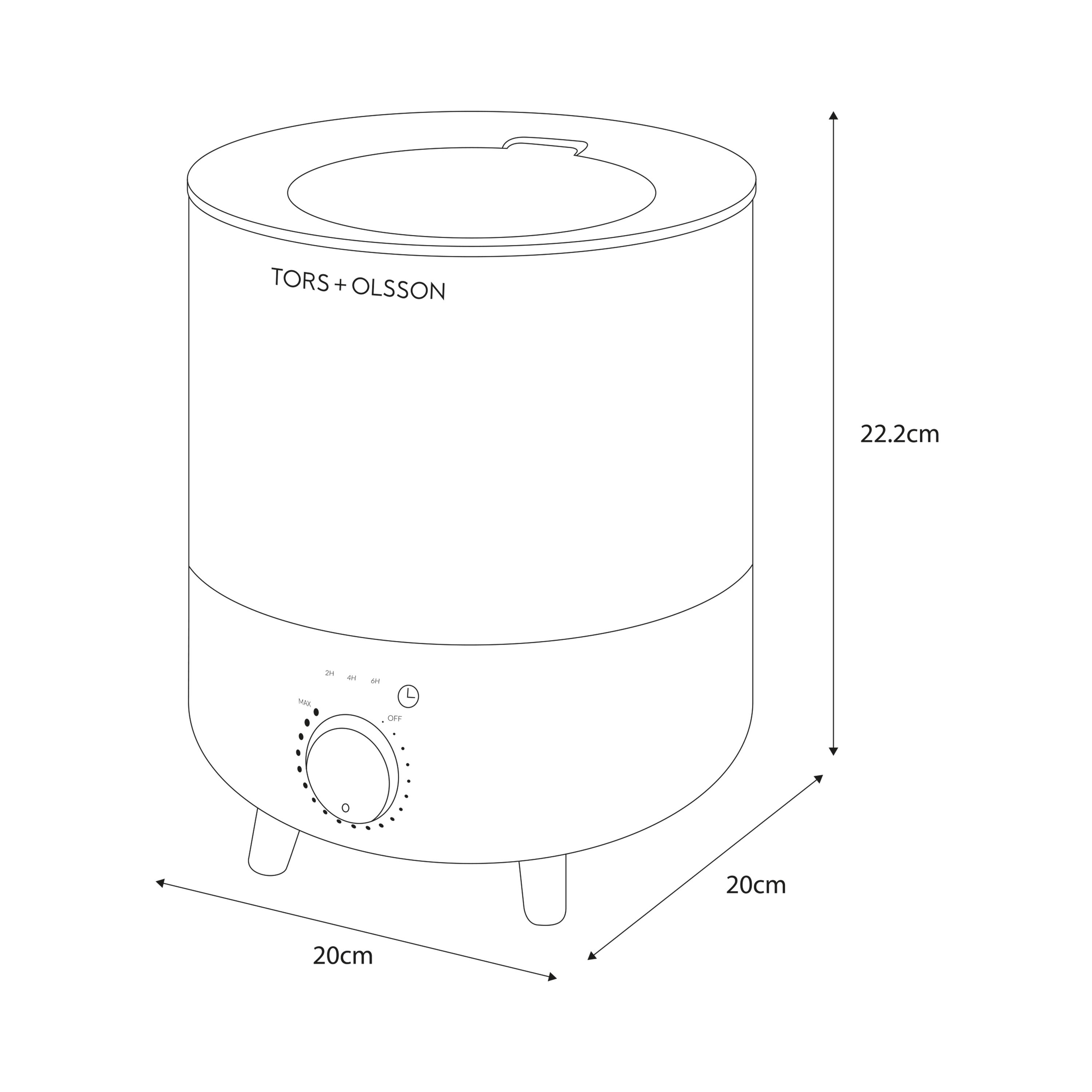 Tors + Olsson T300 Humidifier 2L Air humidifier