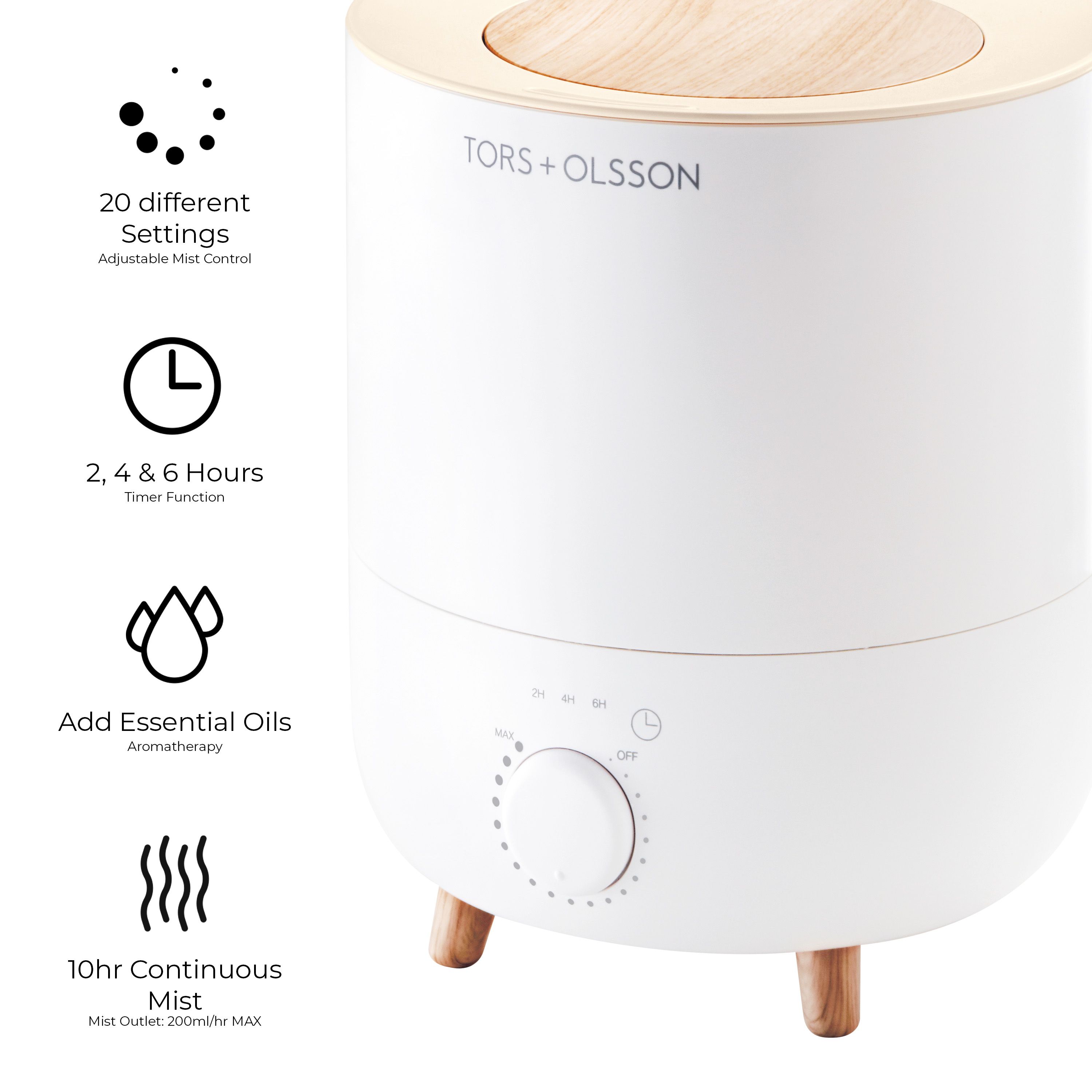 Tors + Olsson T300 Humidifier 2L Air humidifier