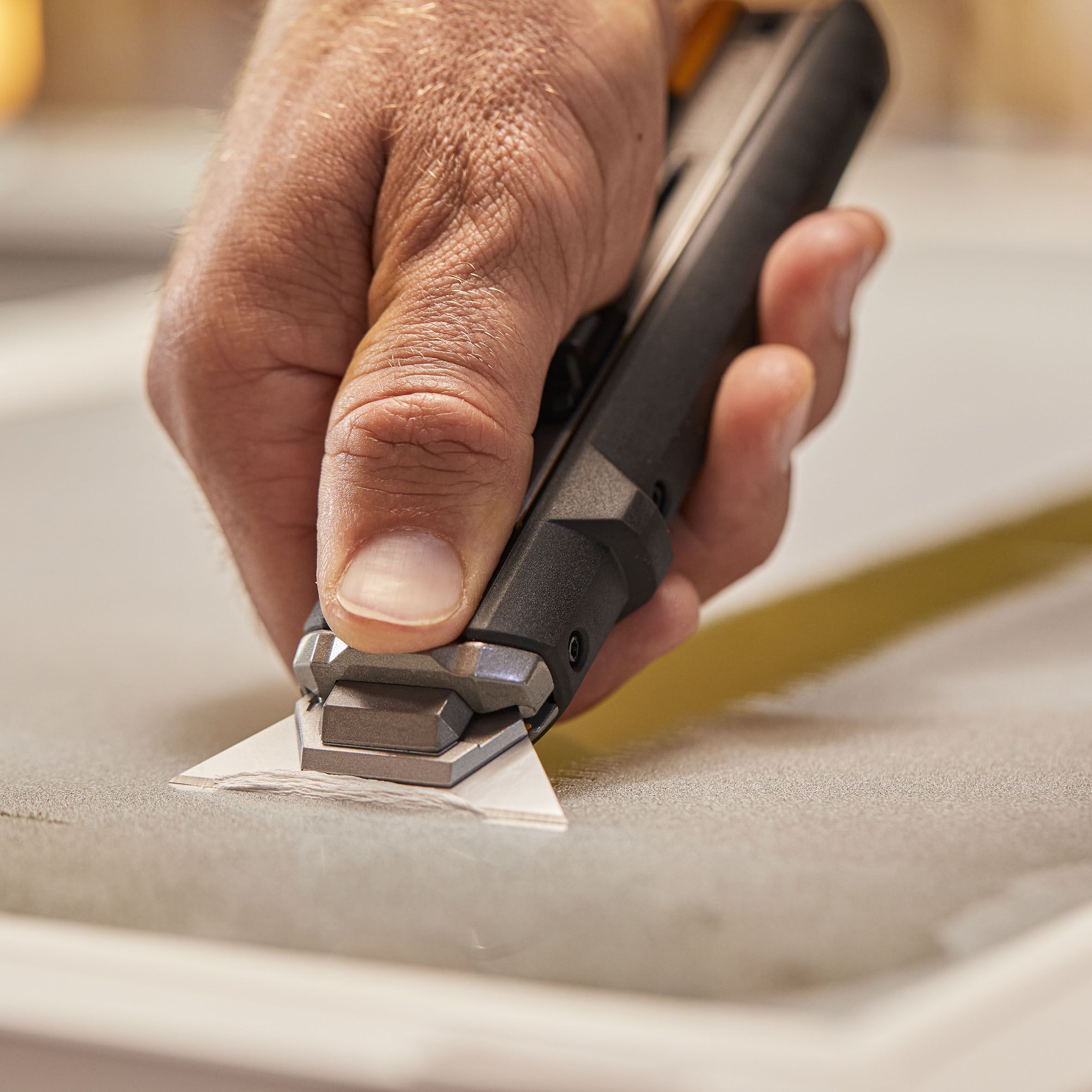 Toughbuilt 55mm Steel Black Retractable knife
