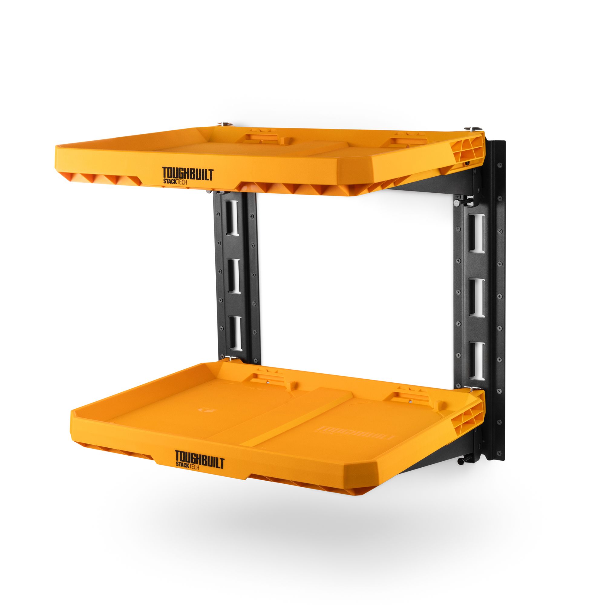 Toughbuilt StackTech 2 shelf Galvanised steel & plastic Shelving system (H)440mm (W)546mm (D)508mm