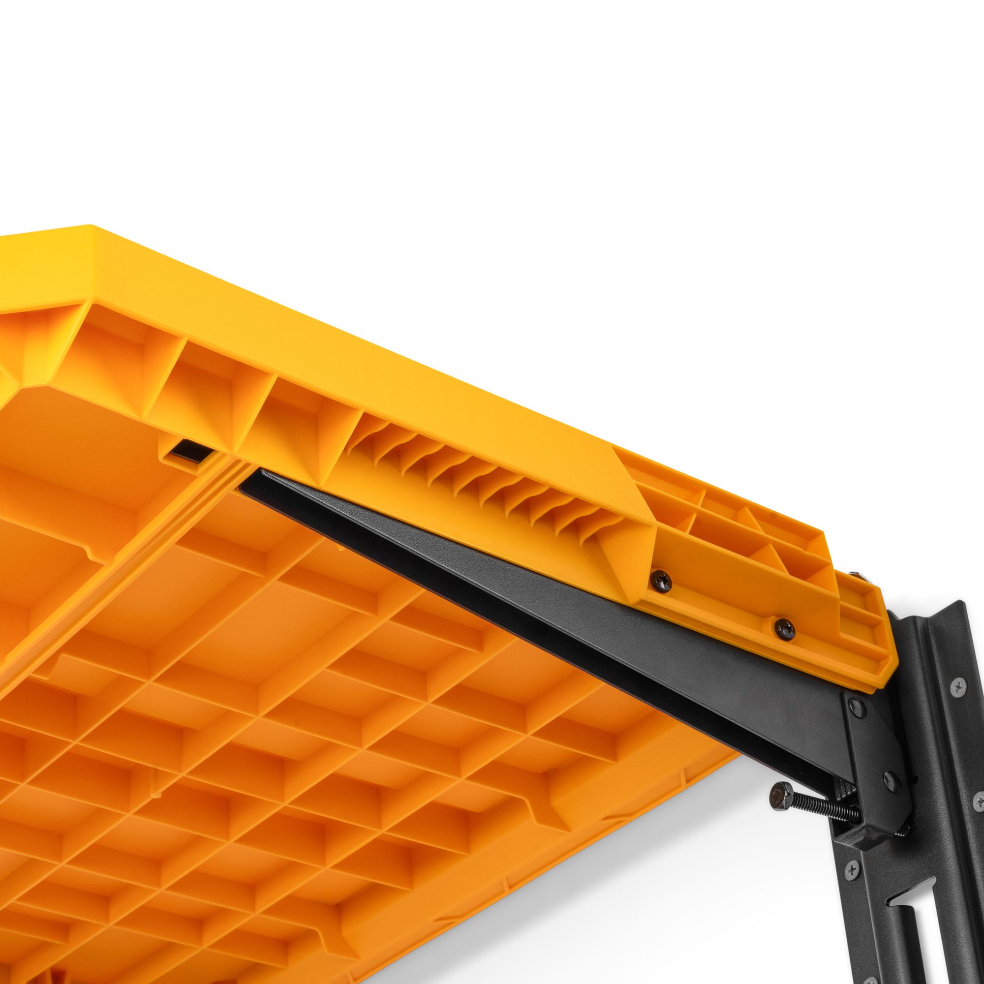 Toughbuilt StackTech 2 shelf Galvanised steel & plastic Shelving system (H)440mm (W)546mm (D)508mm