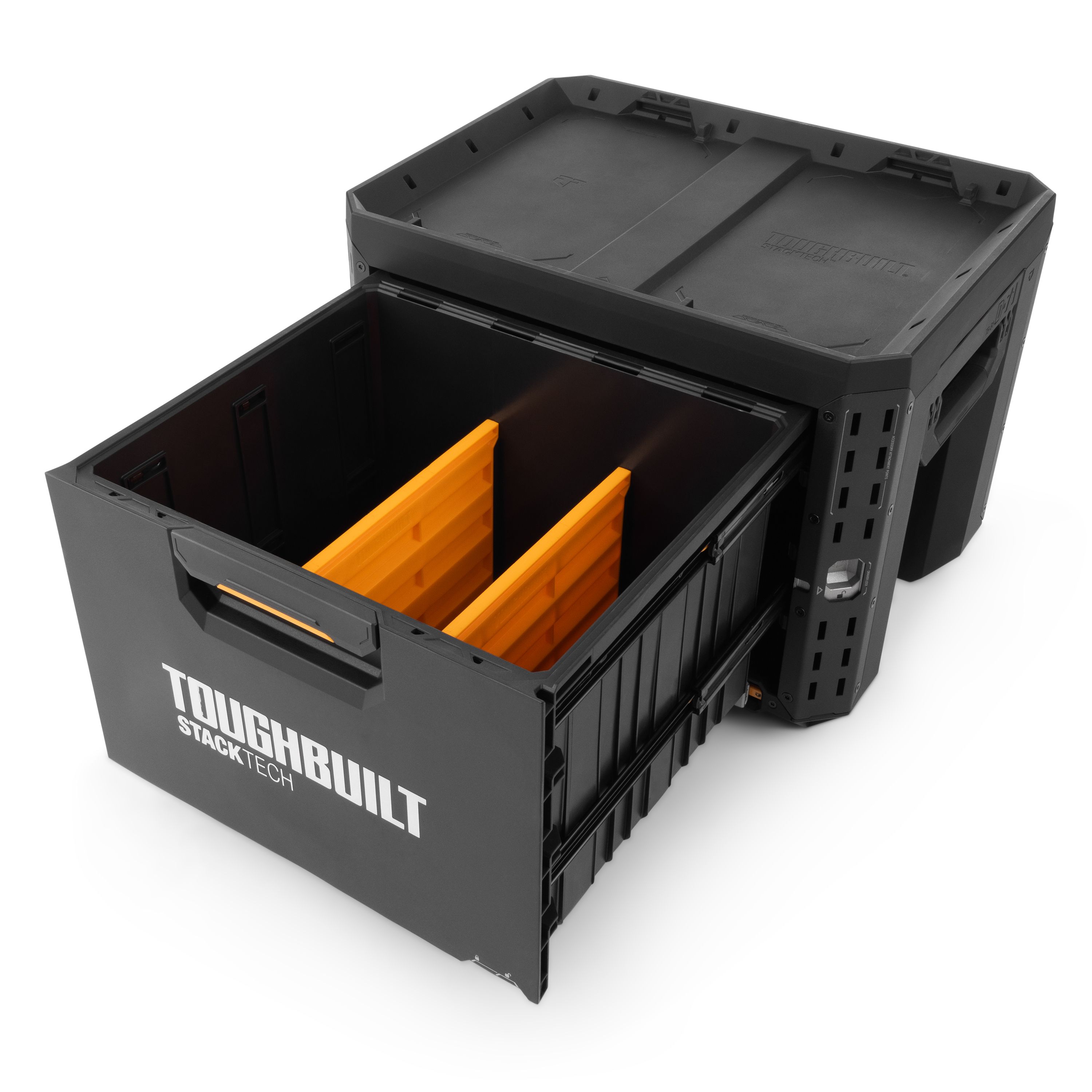 Toughbuilt StackTech Black 16in 1 Drawer system chest