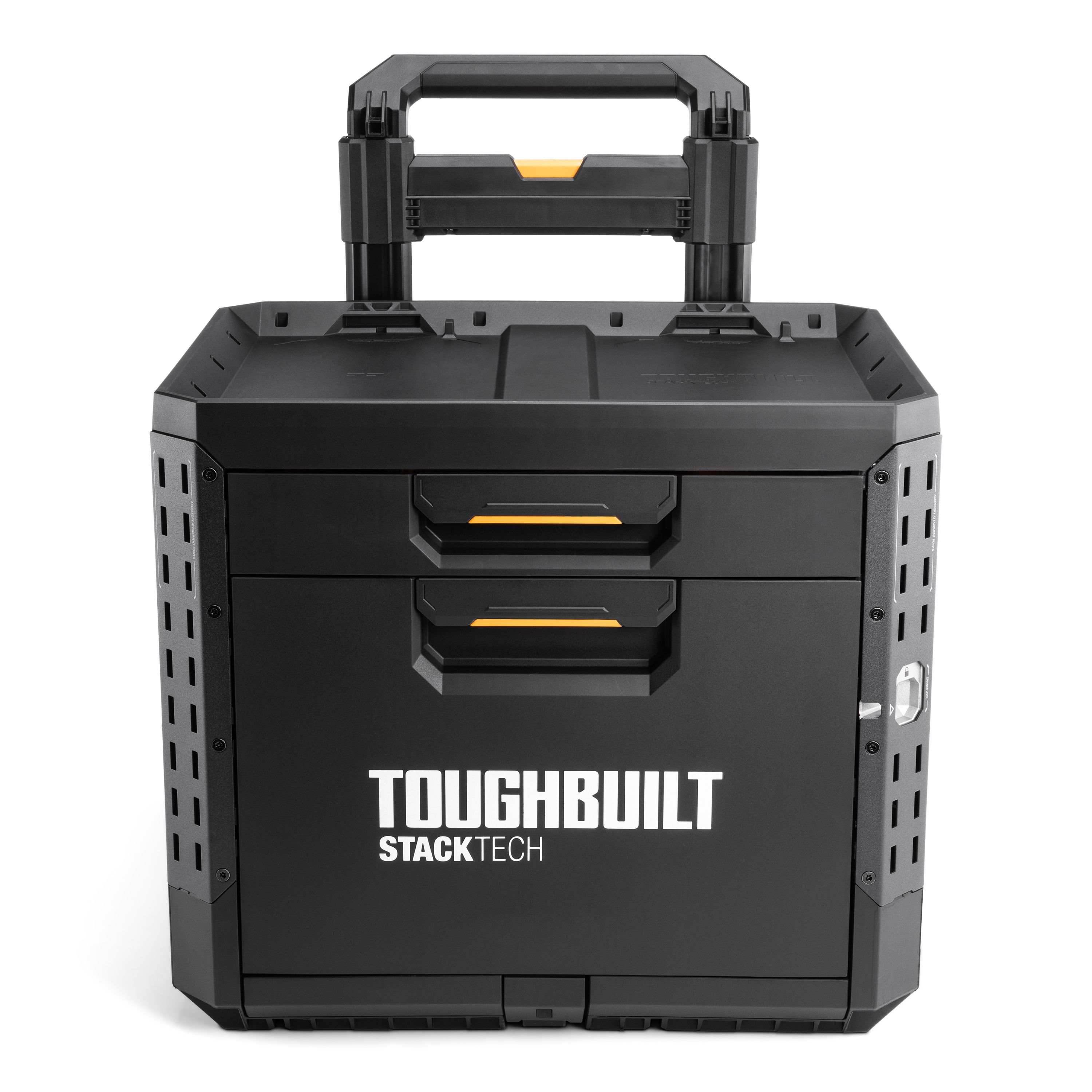 Toughbuilt StackTech Rolling Black 20in 2 Drawer system chest