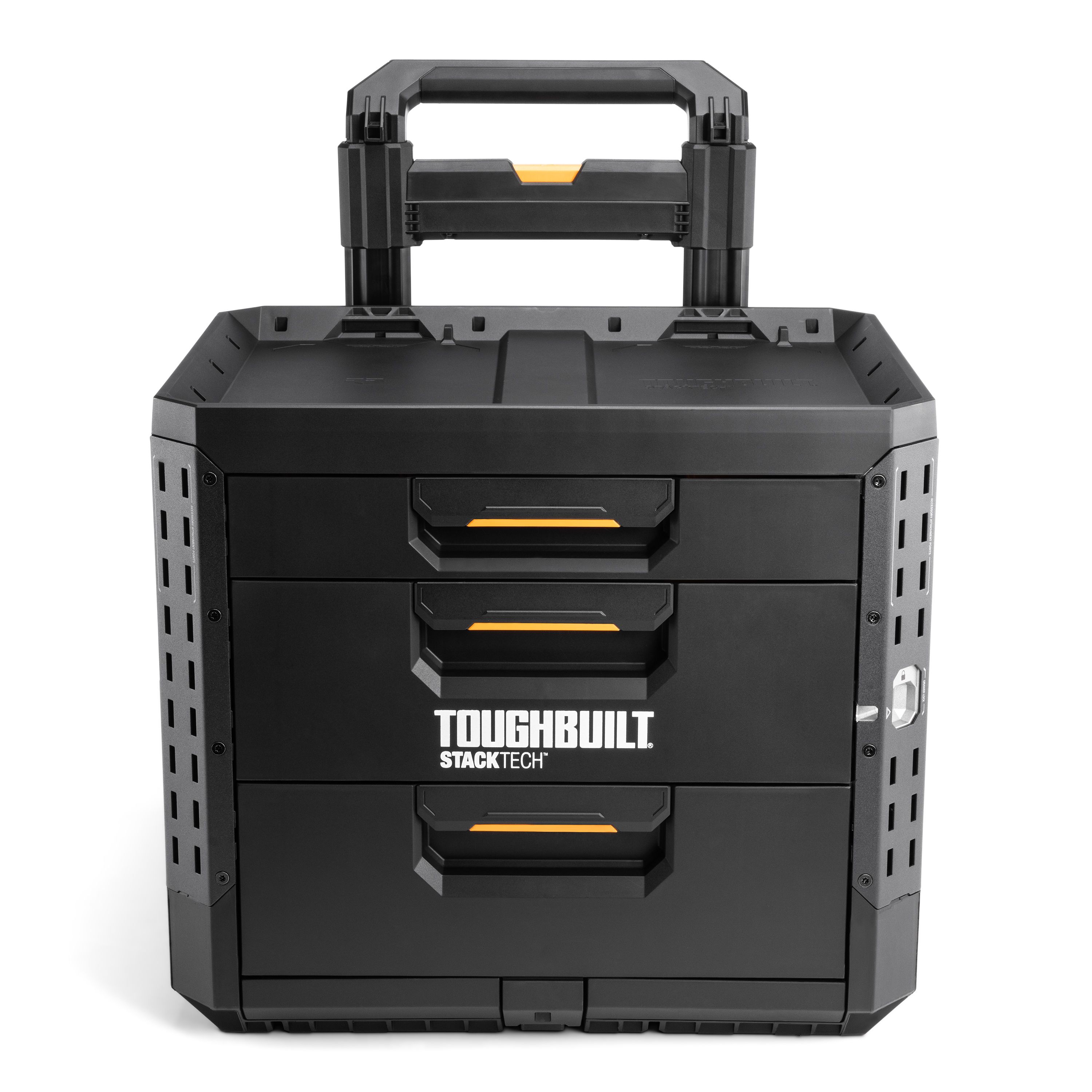 Toughbuilt StackTech Rolling Black 20in 3 Drawer system chest