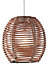 Toulouse Brown Light shade (D)20.2cm