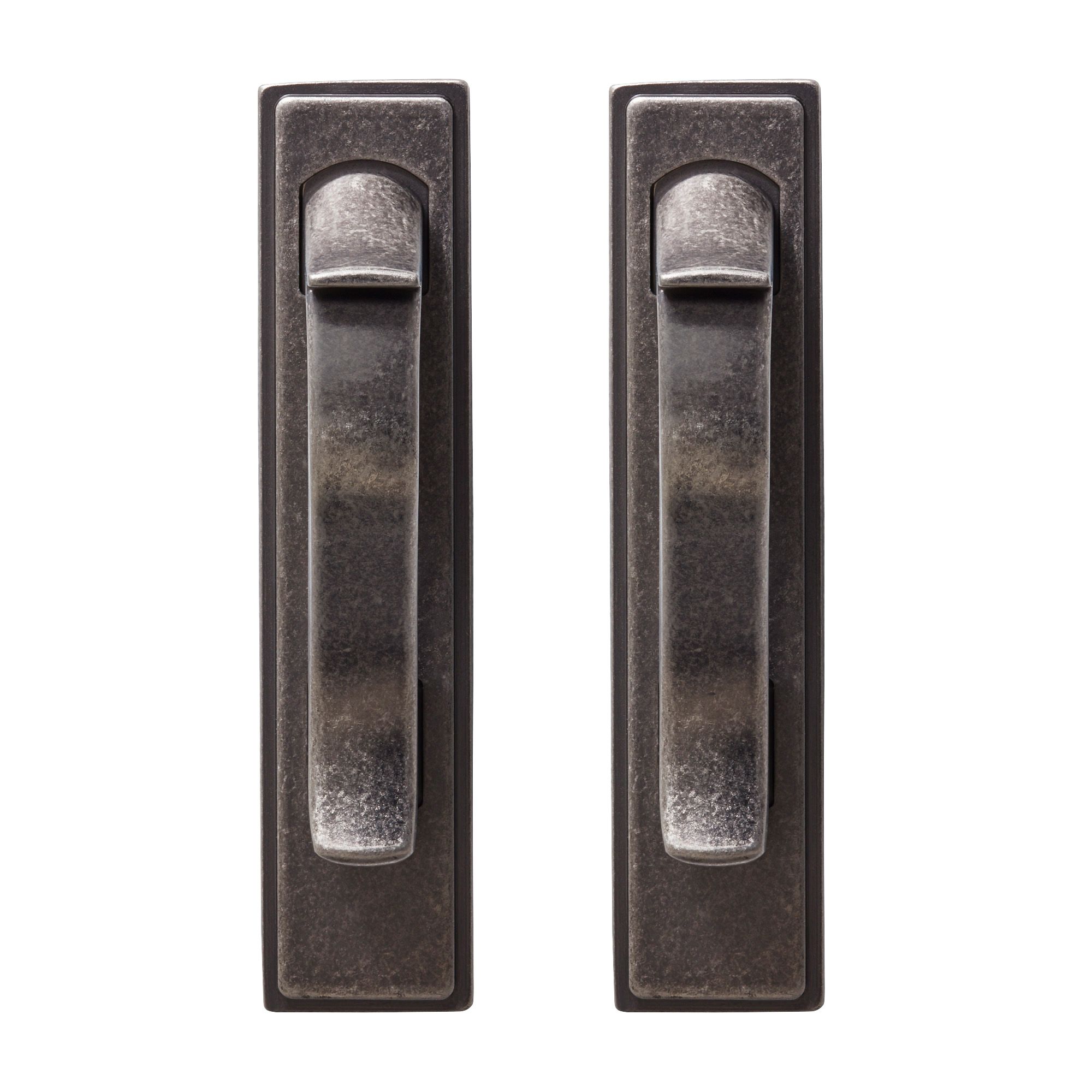 Toum Pewter effect Silver Kitchen cabinets Handle (L)26mm