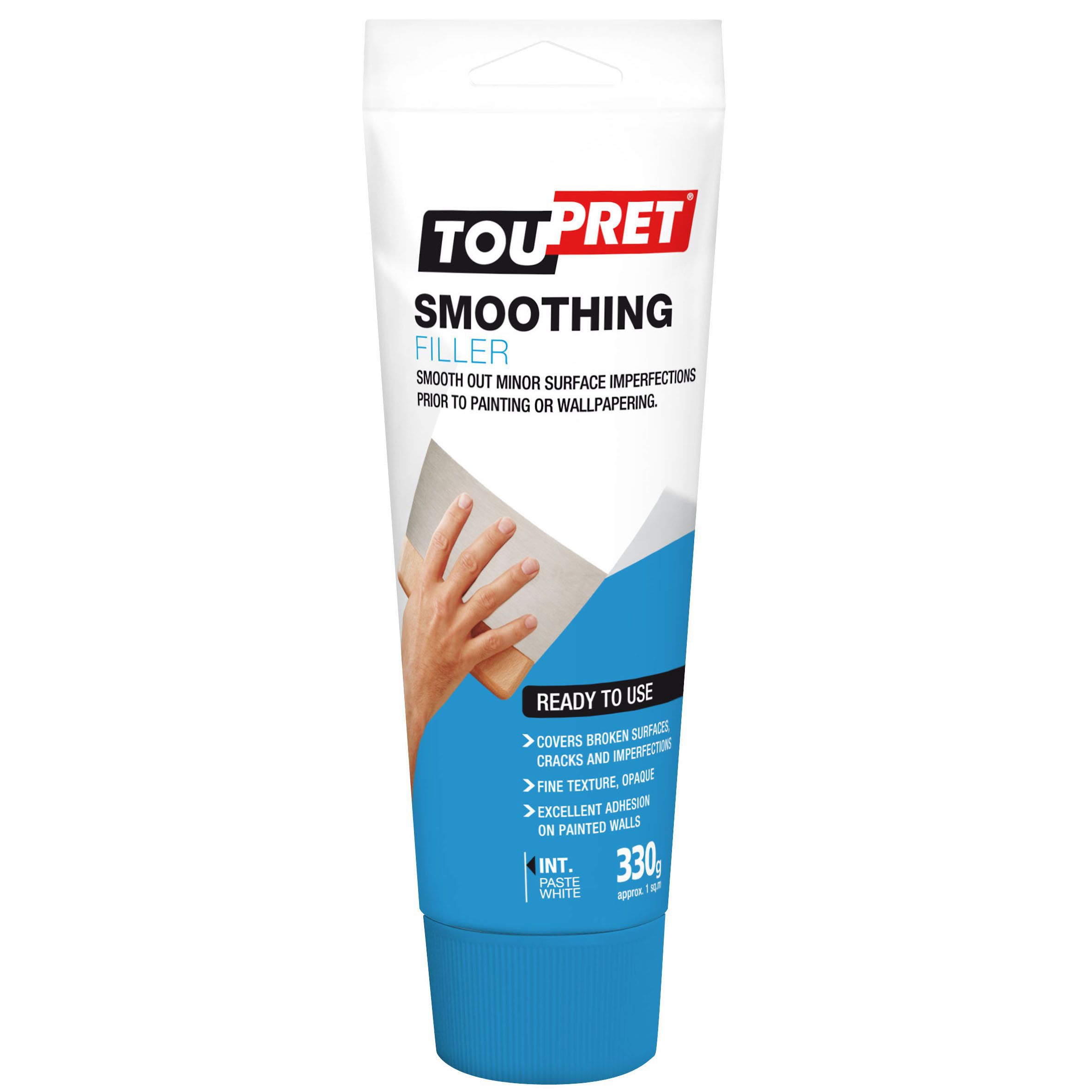 Toupret Fine finish Ready mixed Finishing plaster, 0.33kg Tub