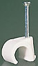 Tower White Cable clip Pack of 100
