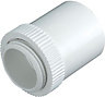 Tower White Trunking adaptor, Pack of 2