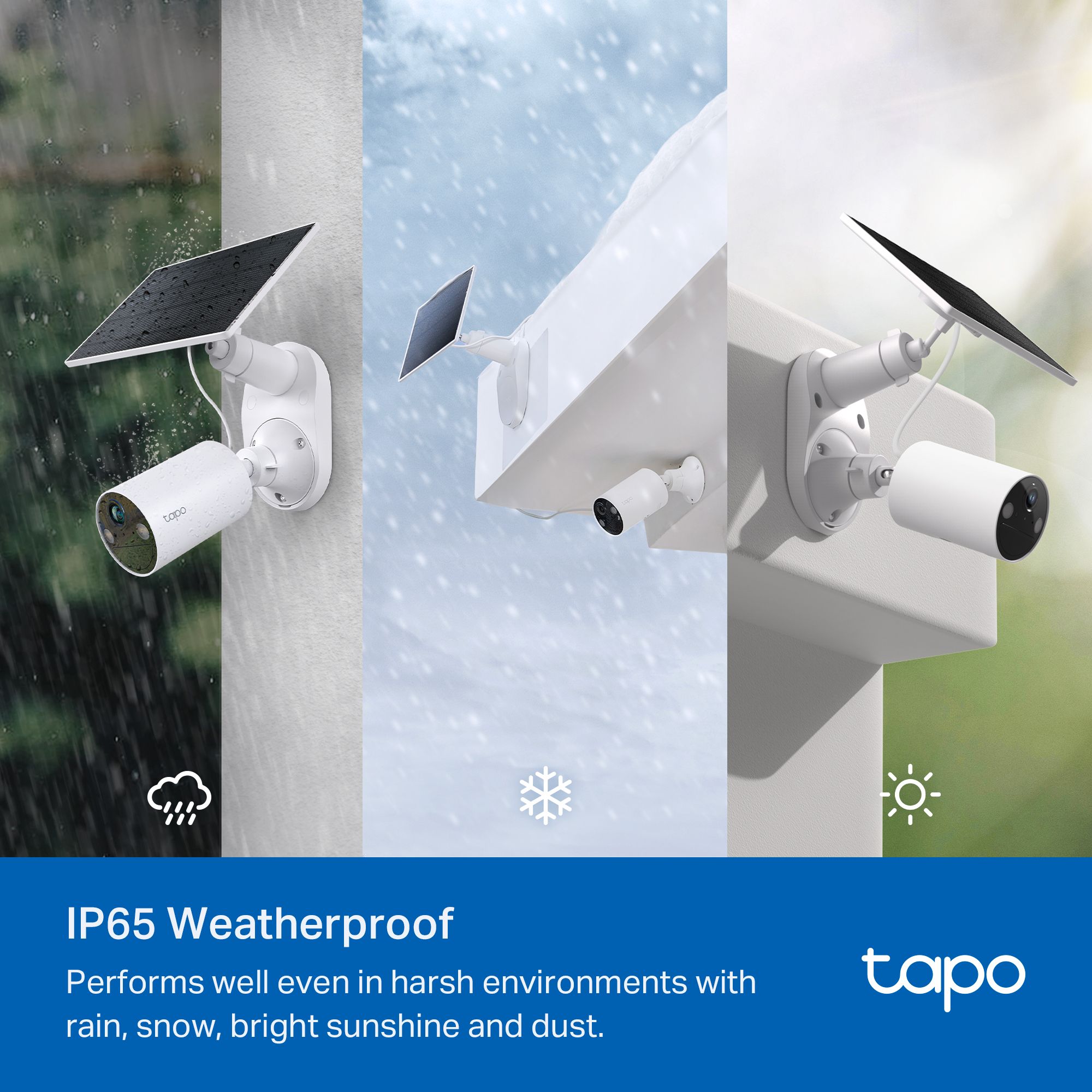 TP-Link Security Camera Tapo C410 KIT Solar-powered All-in-one security system, White