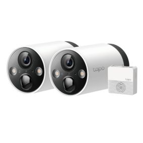 TP Link Tapo White Smart battery-powered IP camera, Pack of 2