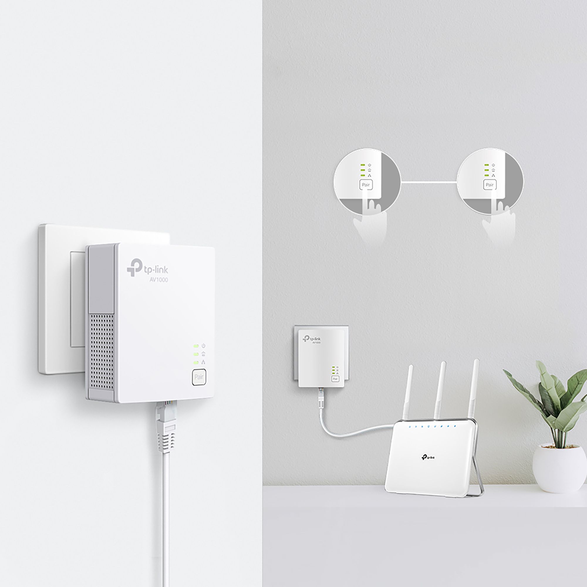TP-Link TL-PA7017 KIT Powerline, Pack of 2