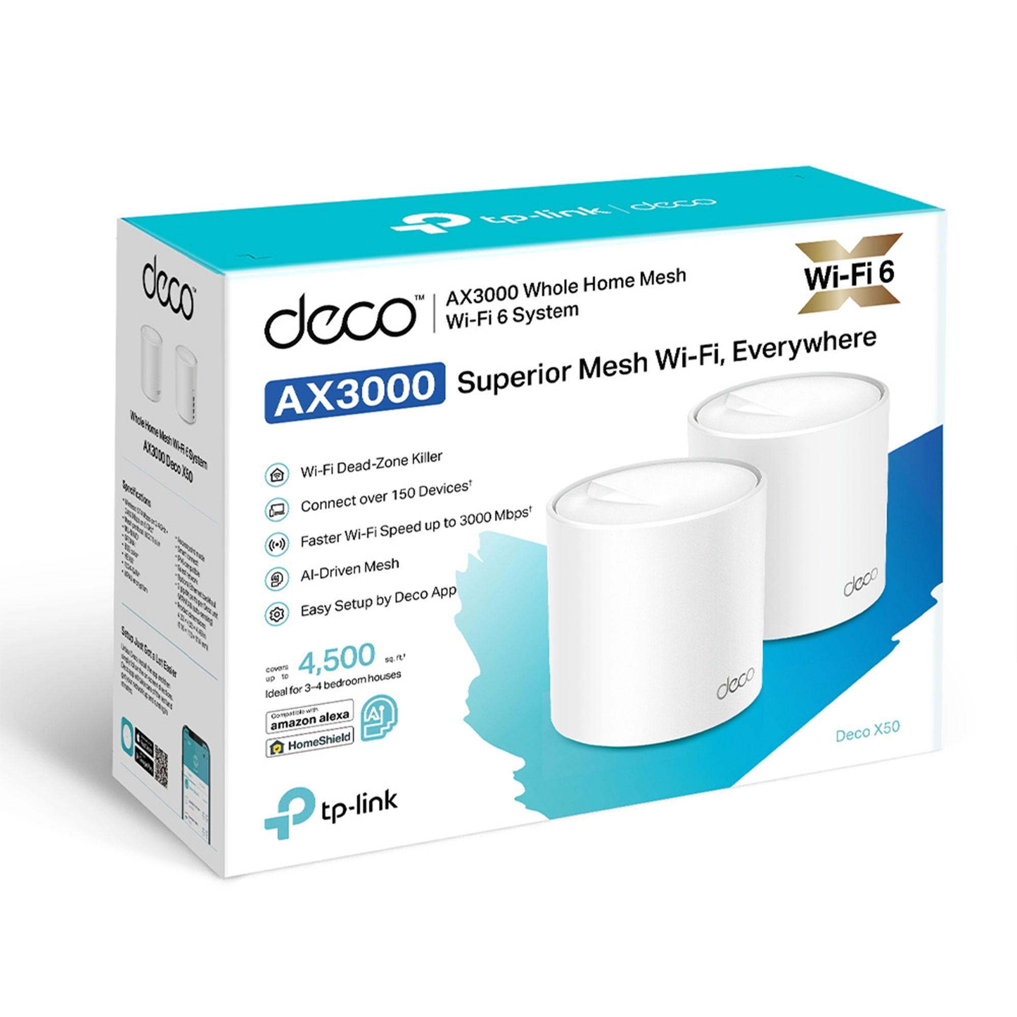 TP-Link Wireless range extender Deco X50(2-pack)