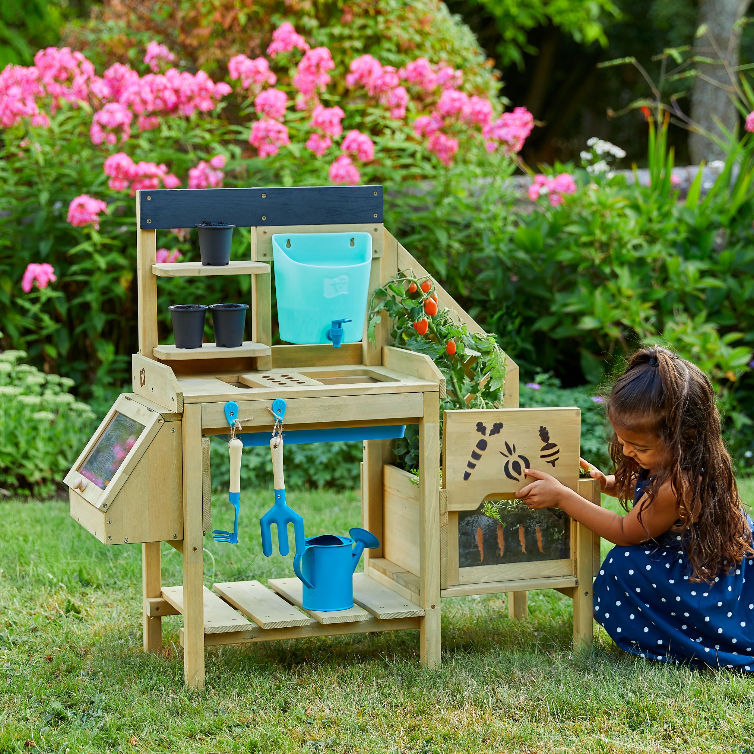 TP Toys Softwood Potting bench