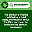 Trademark Pyramid Natural Pine Newel cap (L)95mm (W)95mm