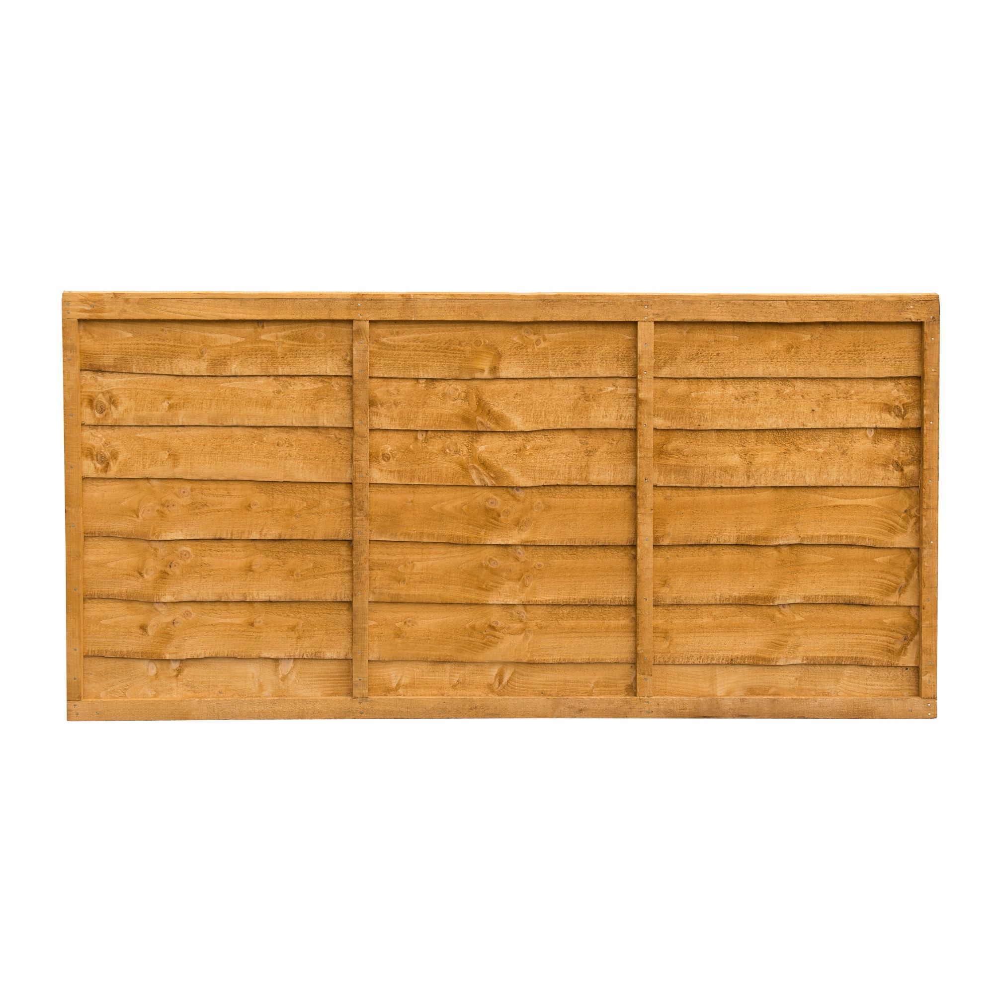 Traditional Lap 3ft Wooden Fence panel (W)1.83m (H)0.91m