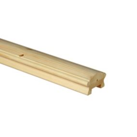 Traditional Natural 32mm Handrail, (L)2.4m (W)66mm