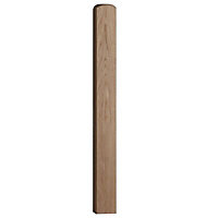 Traditional Oak Newel base (H)915mm (W)90mm