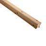 Traditional Pine 41mm Heavy handrail, (L)3.6m (W)59mm