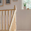 Traditional Pine Turned top newel post (H)82mm (W)82mm
