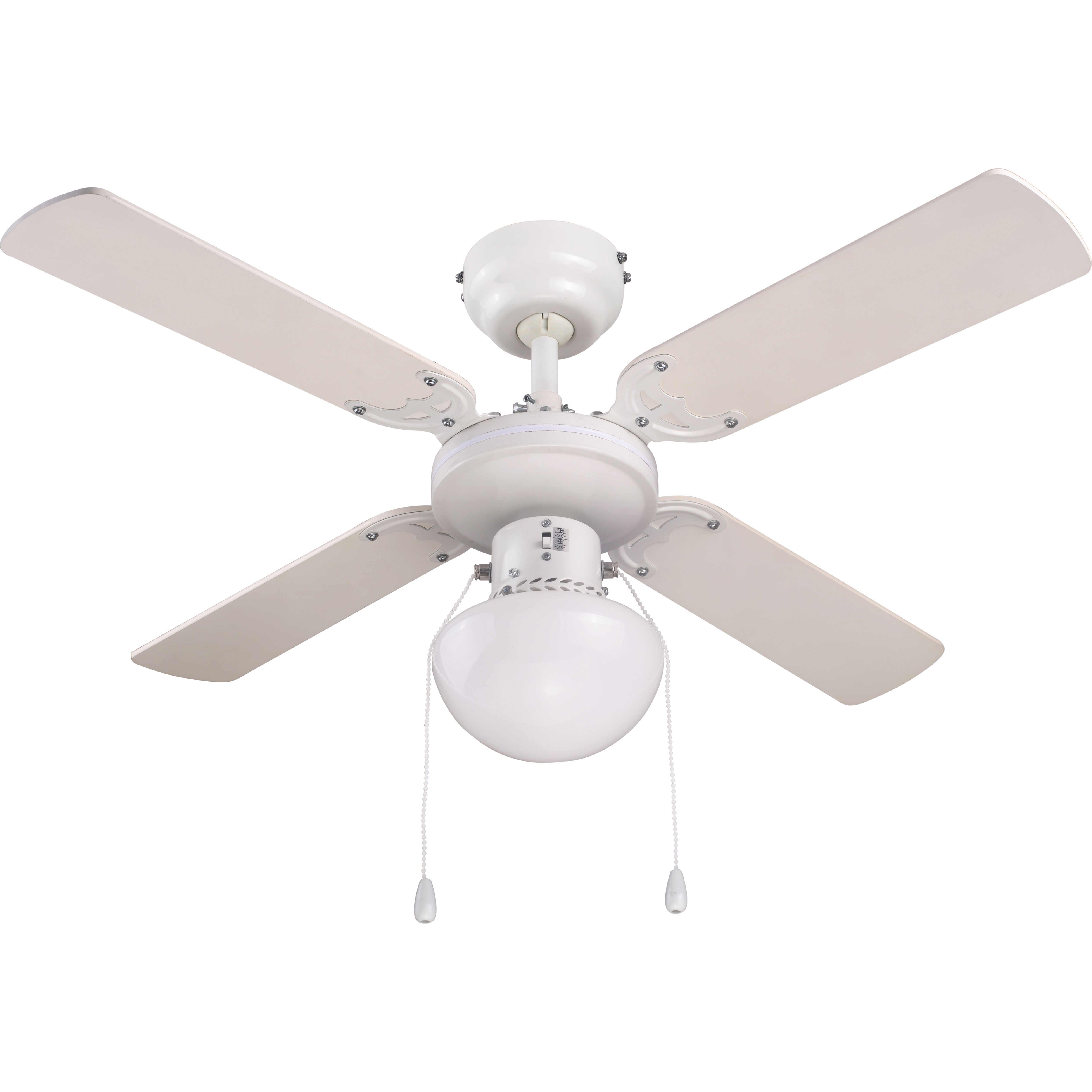 Traditional White Ceiling fan light