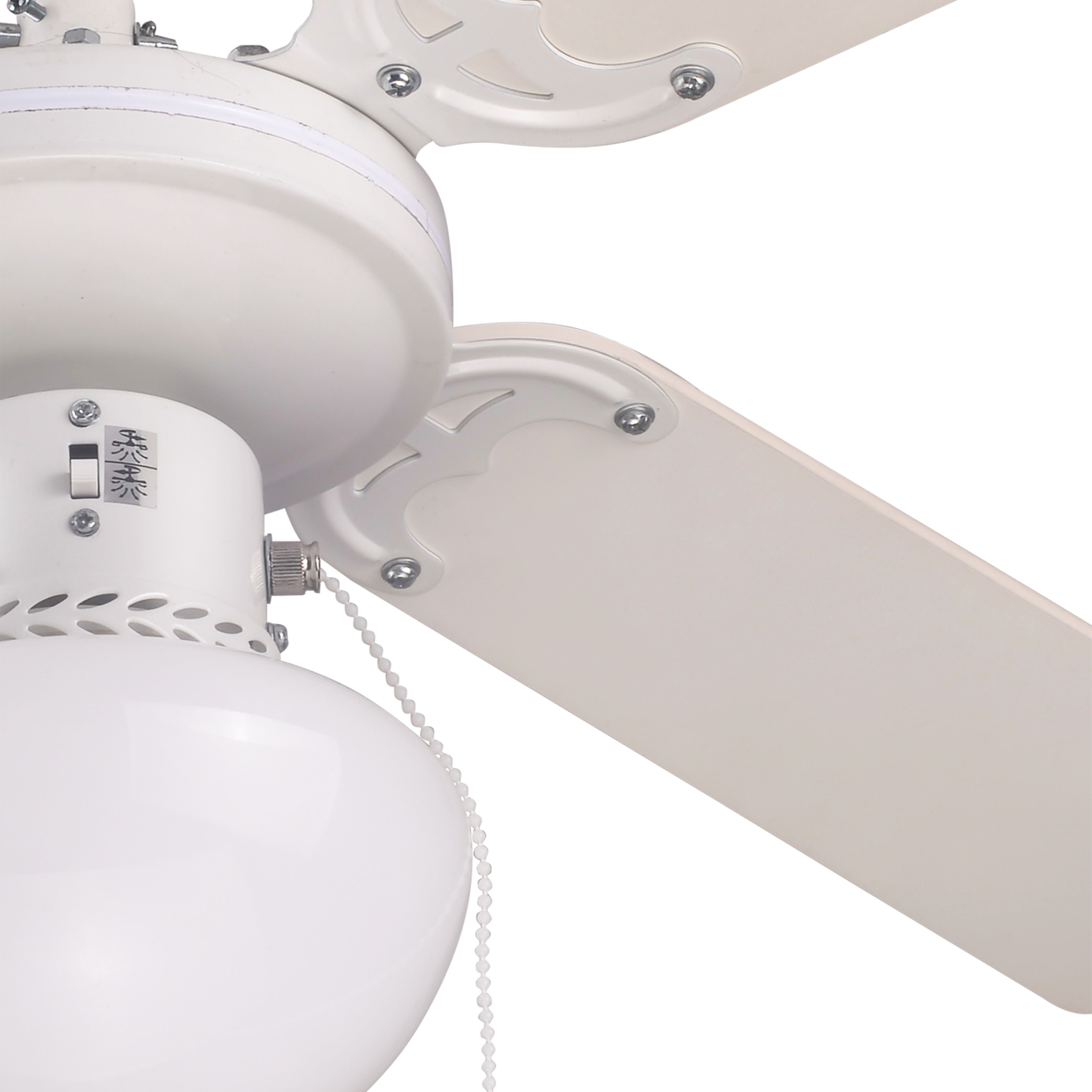 Traditional White Ceiling fan light