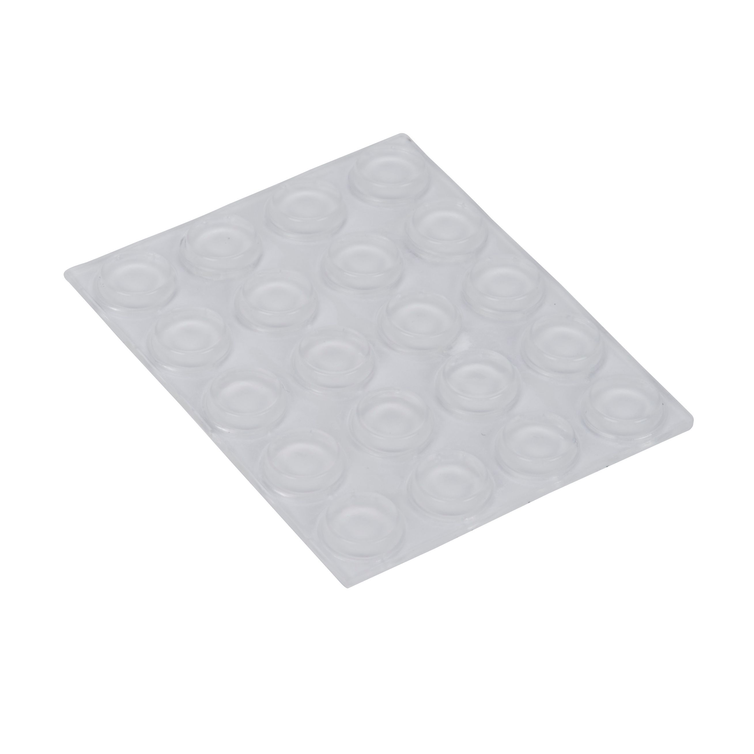 Transparent PVC Bumper+ (Dia)10mm, Pack of 20