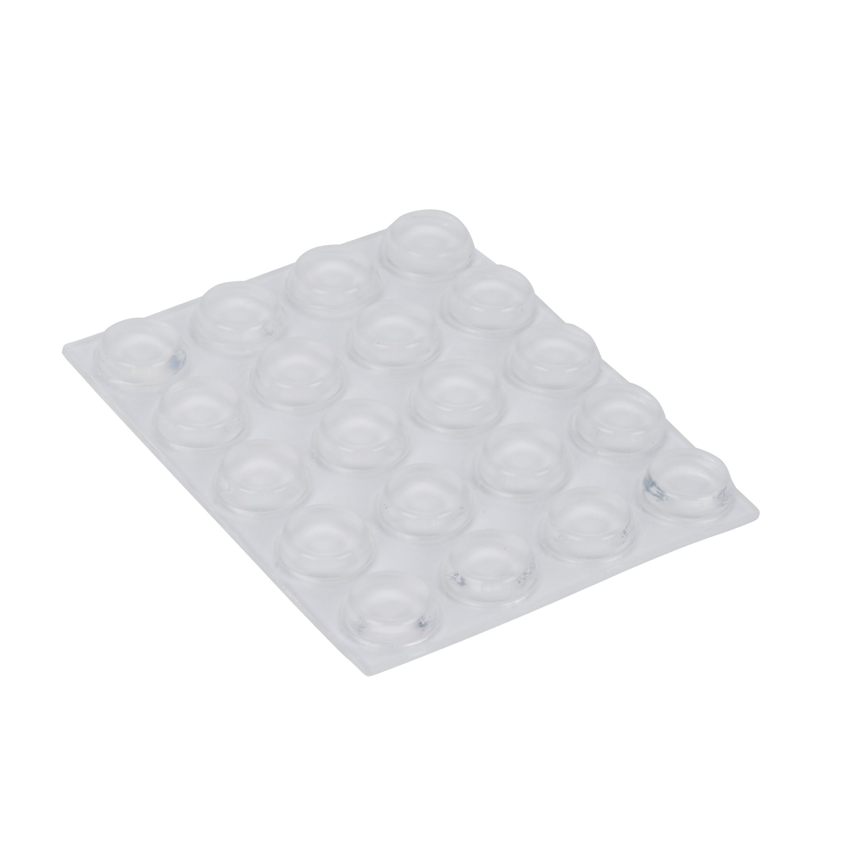 Transparent PVC Bumper+ (Dia)12mm, Pack of 20