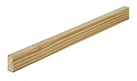 Treated Whitewood spruce Timber (L)2.4m (W)38mm (T)22mm, Pack of 8