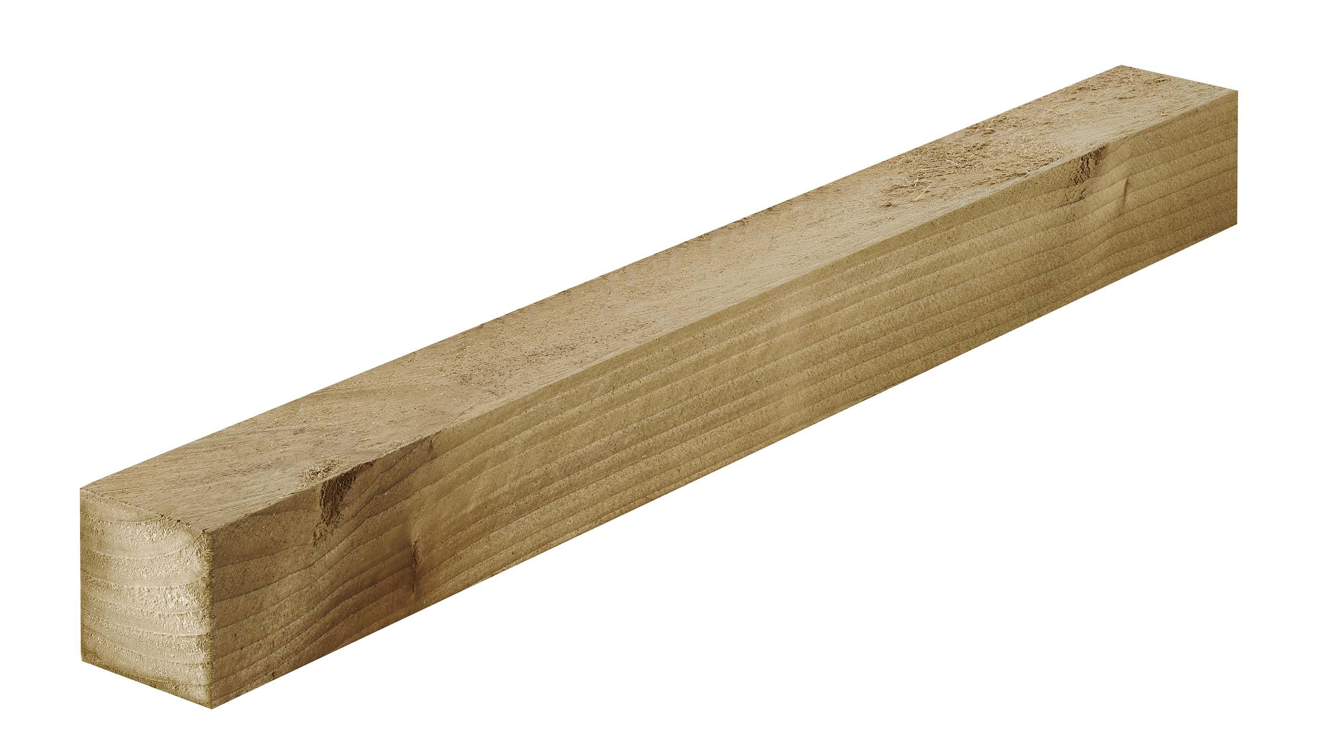 Treated Whitewood spruce Timber (L)2.4m (W)50mm (T)47mm, Pack of 8
