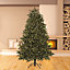 Treebrights 3000 Warm white LED String lights with Green cable
