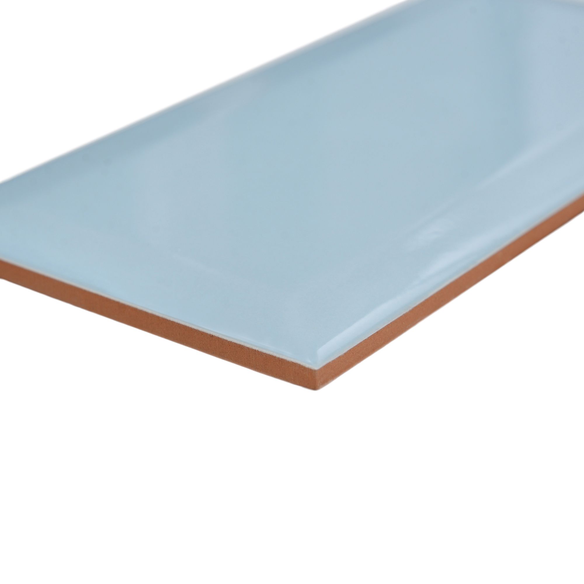 Trentie Blue Gloss Metro Ceramic Indoor Wall Tile Sample