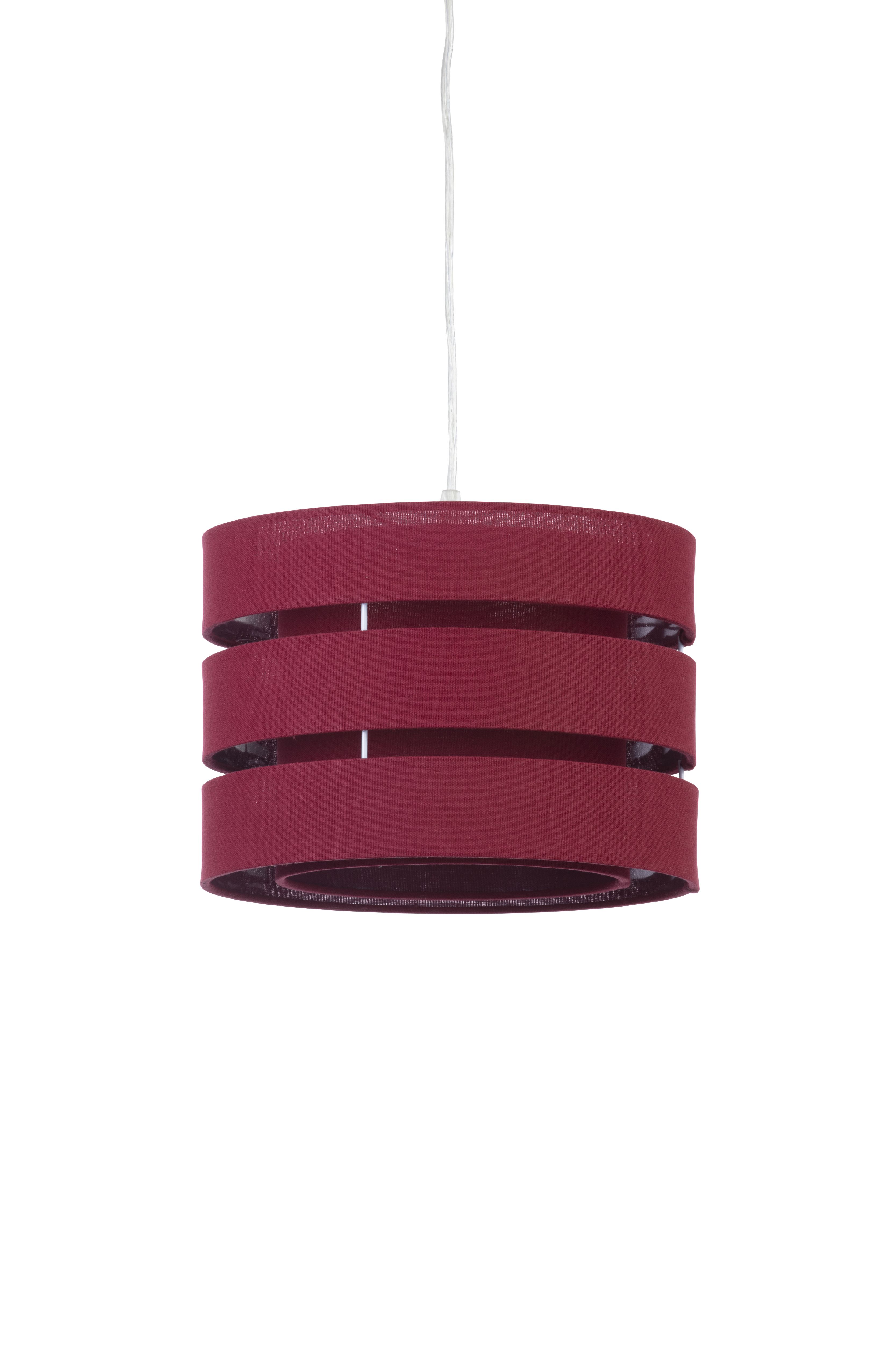 Trio Crimson red Light shade (D)28cm