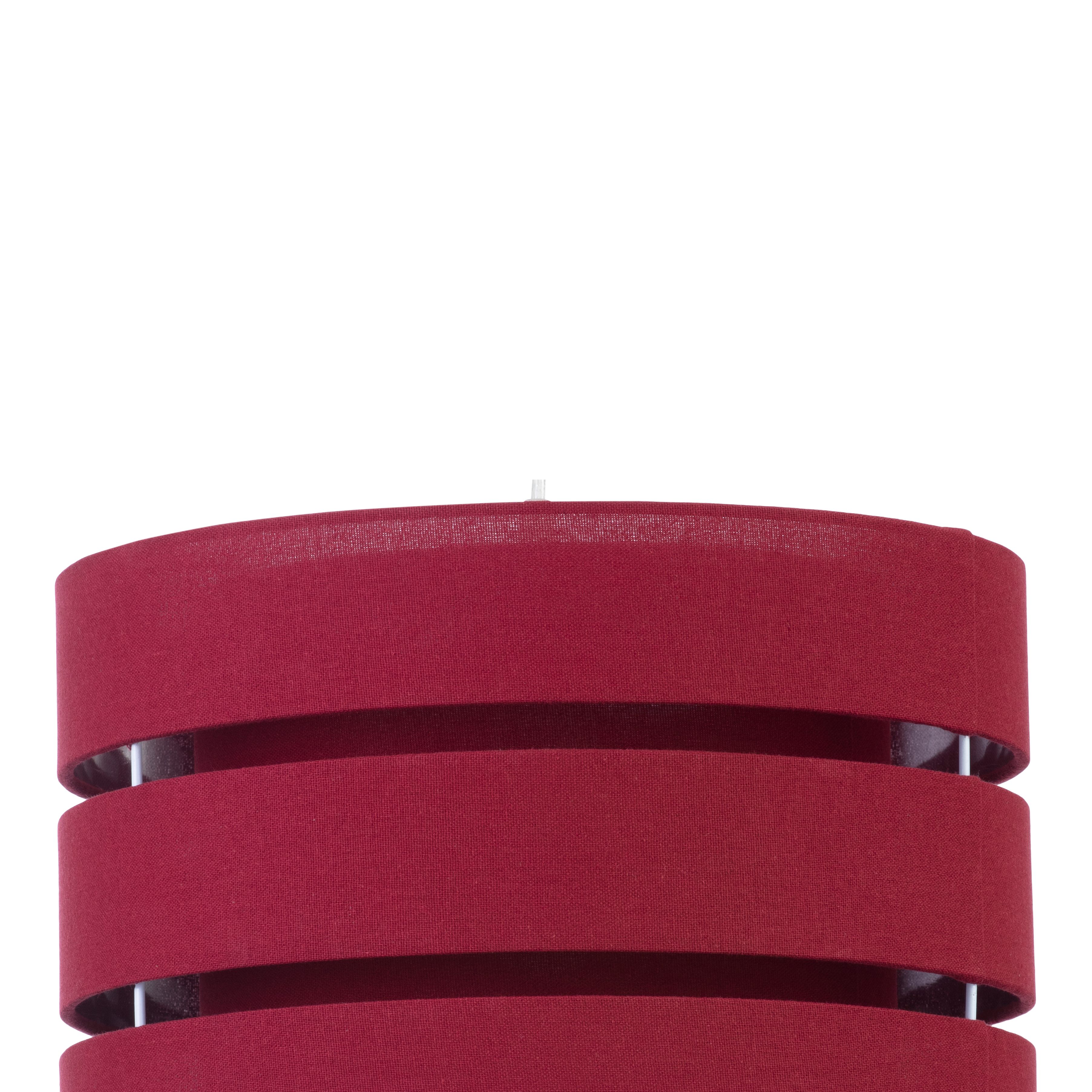 Trio Crimson red Light shade (D)28cm