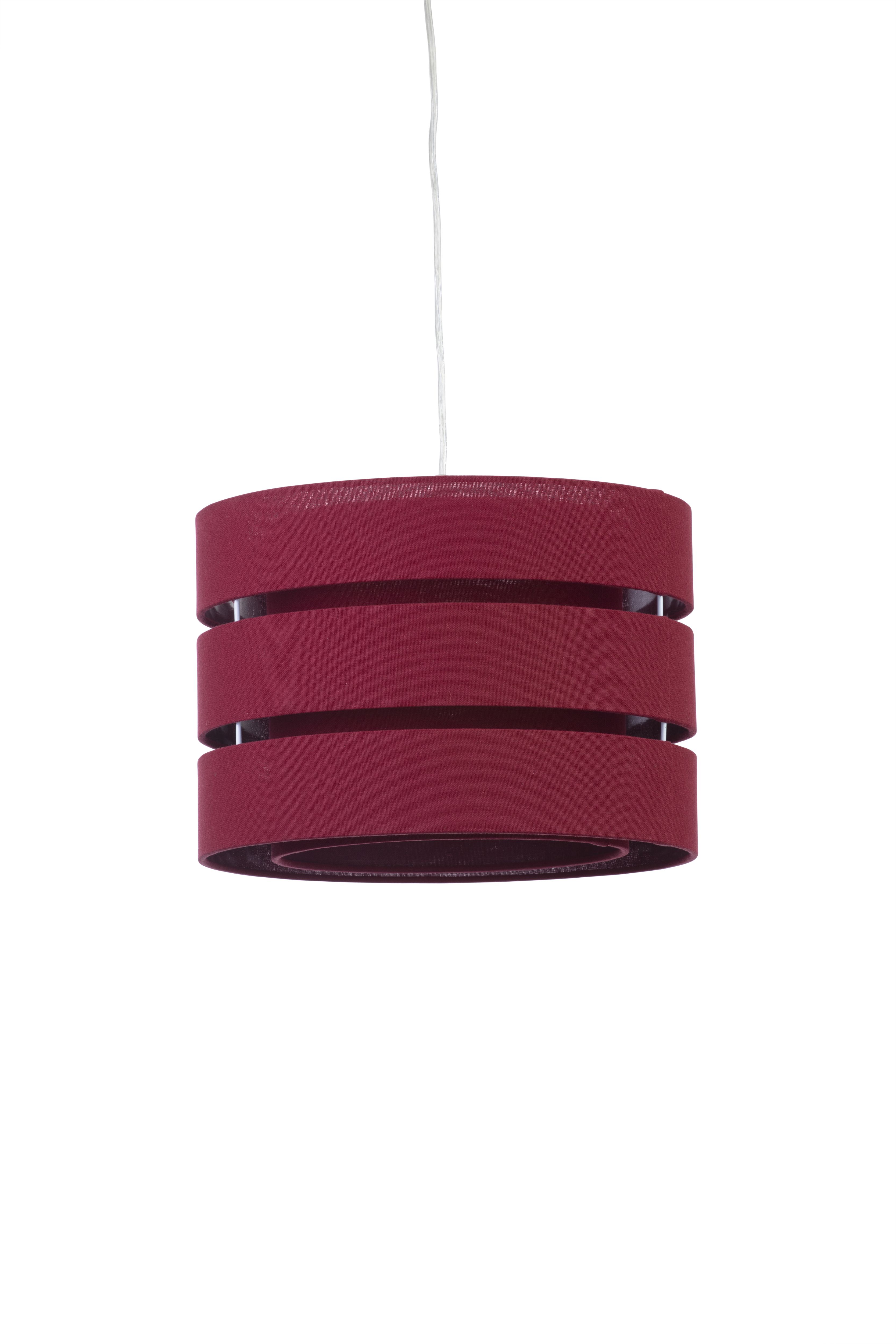 Trio Crimson red Light shade (D)35cm