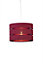 Trio Crimson red Light shade (D)35cm