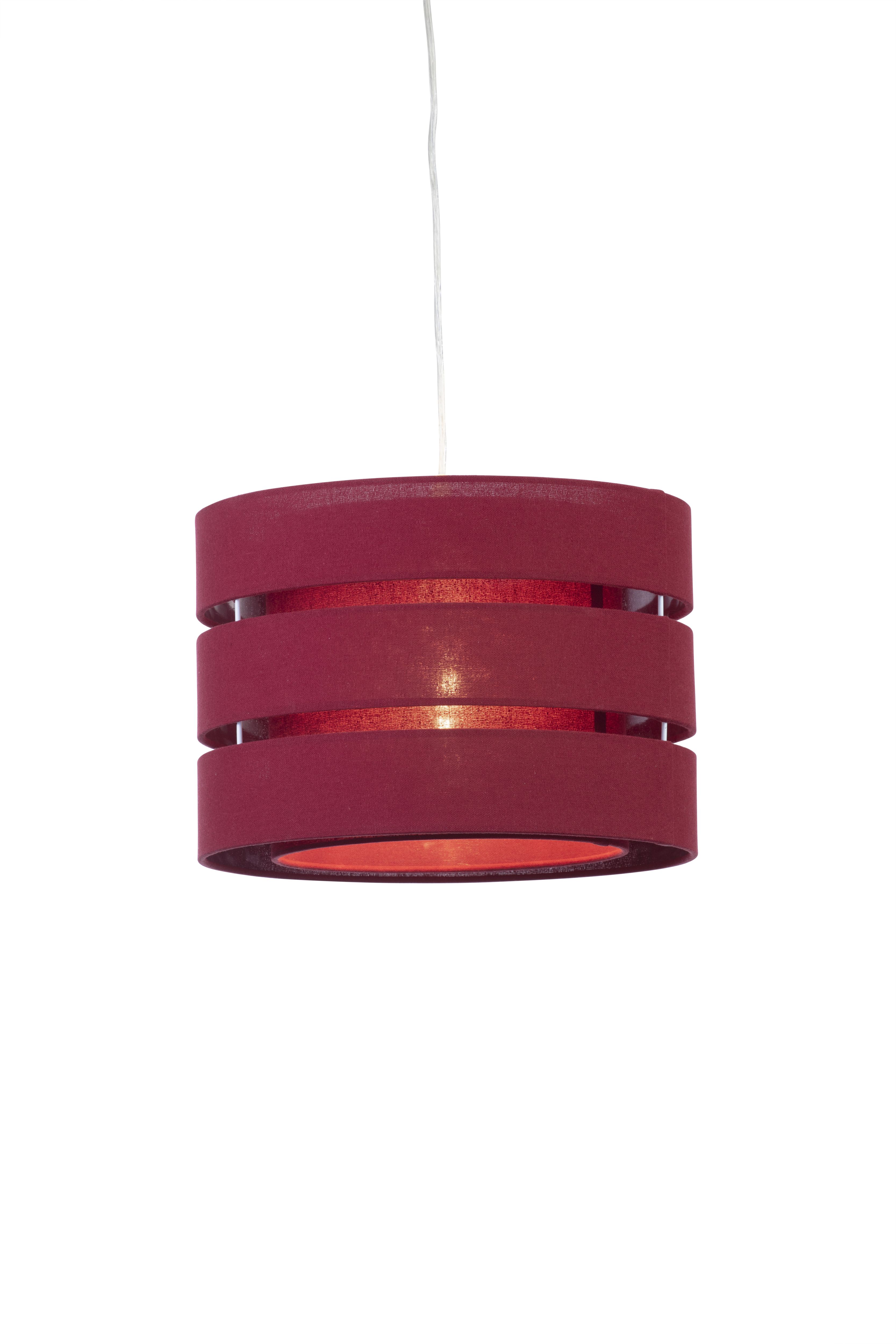 Trio Crimson red Light shade (D)35cm