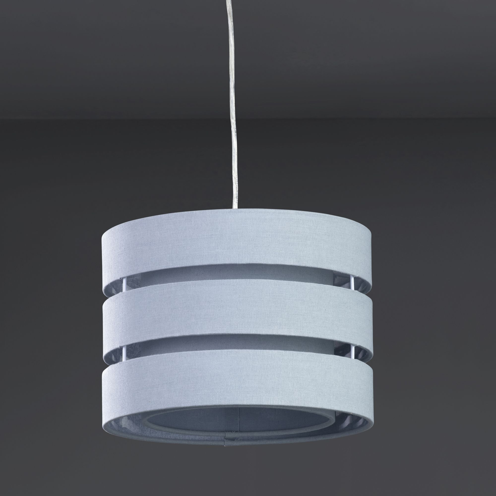 Plain deals grey lampshade