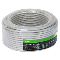 Tristar Cat 6 Grey Cable, 25m