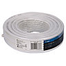 Tristar White Coaxial cable, 25m