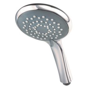 Triton 8000 DuraFlow Gloss Chrome effect 5-spray pattern Handset Shower head, 242mm