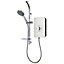 Triton Brushed steel effect Manual Electric Shower, 9.5kW