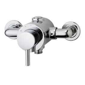 Triton Elina Sequential Chrome effect Exposed Thermostatic Shower mixer