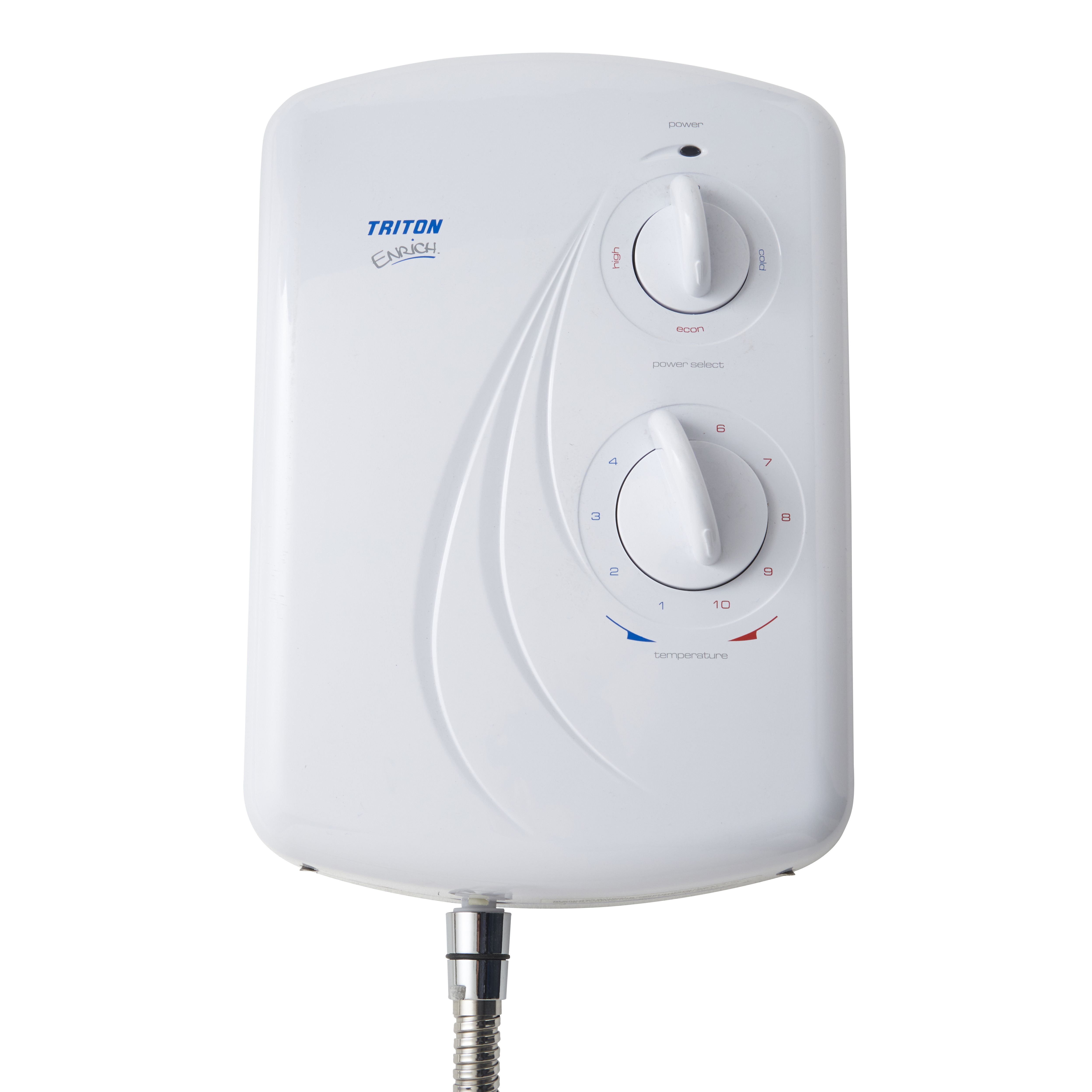 Triton Enrich White Electric Shower, 9.5kW
