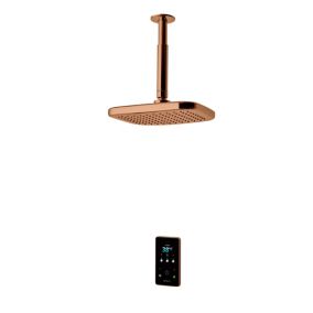 Triton ENVi® Gloss Copper effect Fixed shower head Thermostatic Electric Shower, 10.5kW