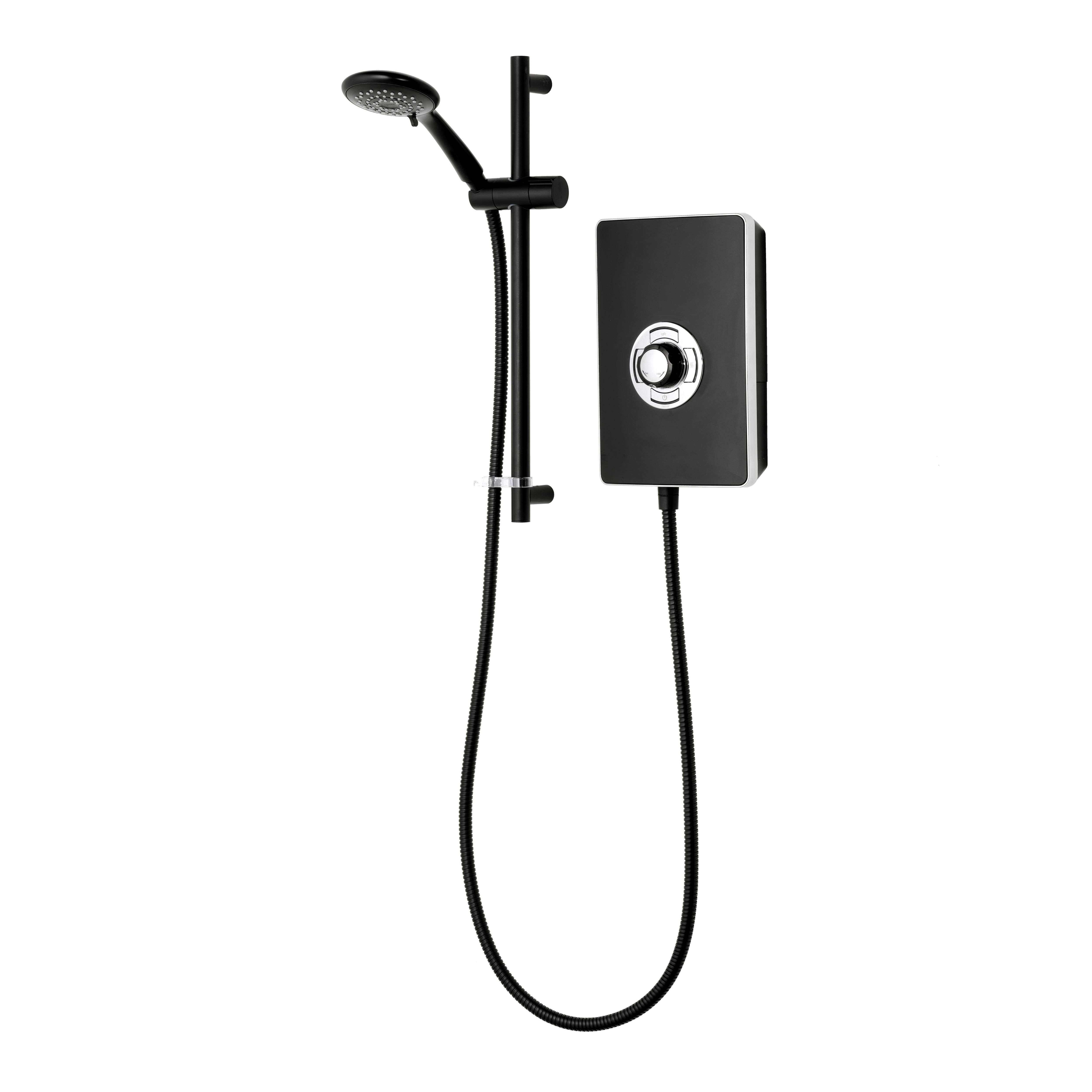 Triton Matt Black Manual Electric Shower, 9.5kW
