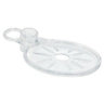 Triton Shower accessories Clear Soap dish (D)40mm (W)170mm