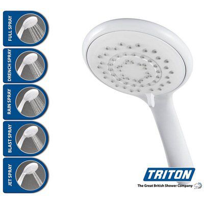 Triton T300SI White Electric Shower, 9.5kW