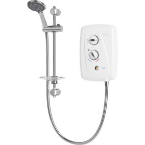 Triton T80 Easi-Fit+ White Manual Electric Shower, 10.5kW